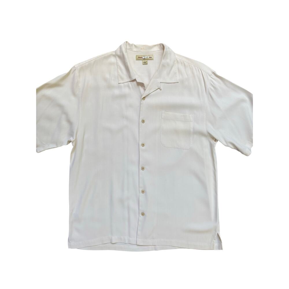 Vintage Tommy Bahama 100% Silk Camp Shirt, Size L